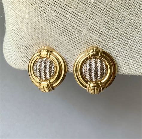 vintage givenchy necklace|vintage Givenchy clip on earrings.